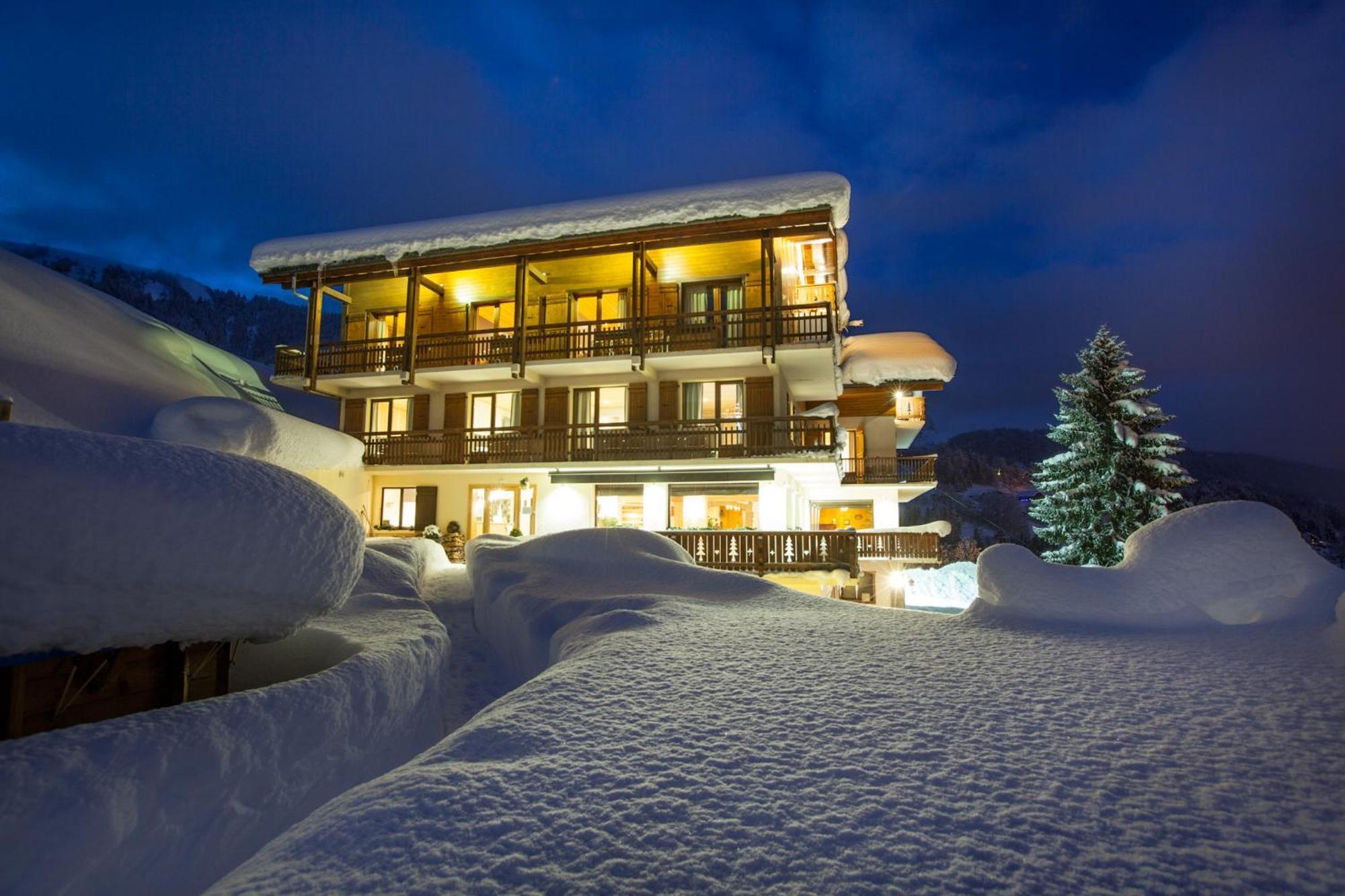 Hotel Chalet Les Rhodos Cordon Exterior foto